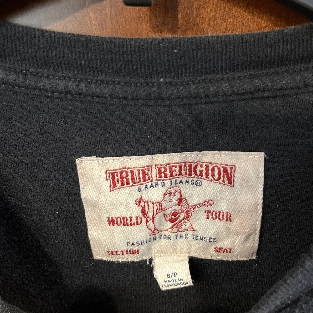 TRUE RELIGION Horseshoe Black Mens Long Sleeve T-shirt S Small